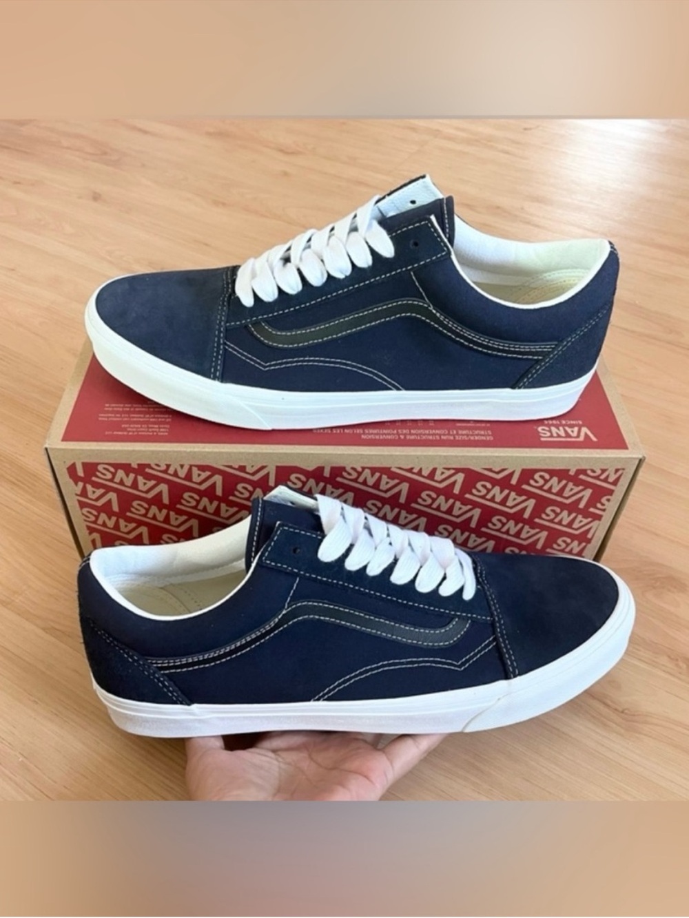 Vans Old Skool Oversized Lace Parisian Navy Women 9.0 US